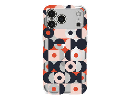 Abstract Desen Lansman Model İçi Kadife Silikon Telefon Kılıfı