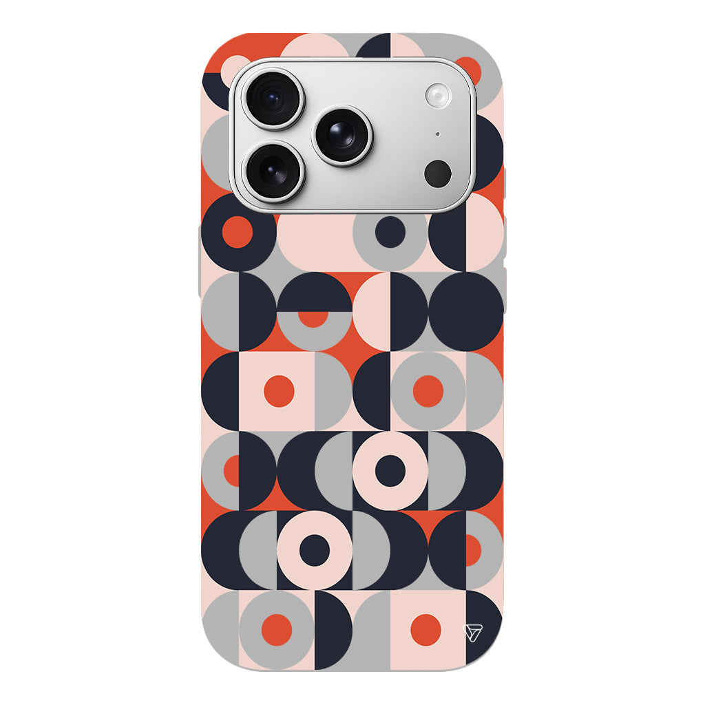 Abstract Desen Lansman Model İçi Kadife Silikon Telefon Kılıfı