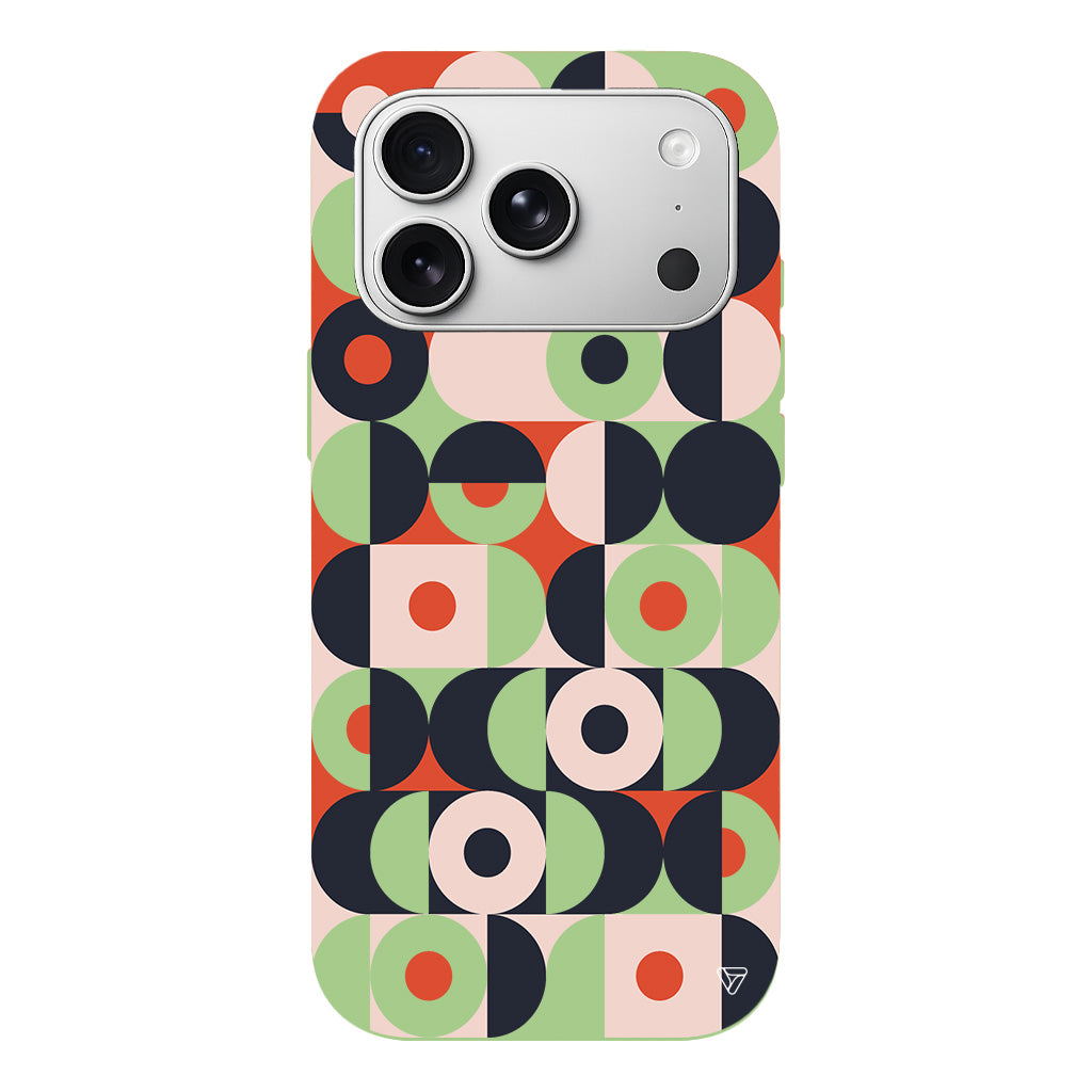 Abstract Desen Lansman Model İçi Kadife Silikon Telefon Kılıfı