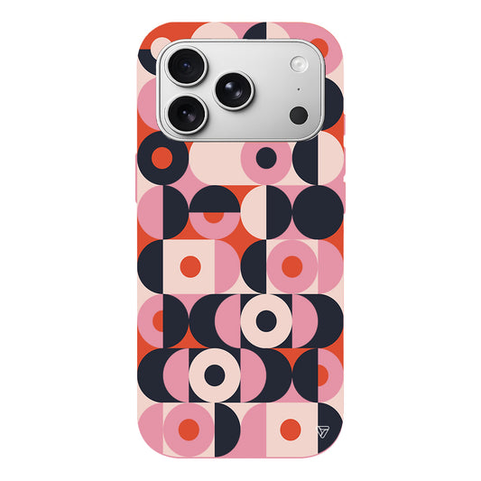 Abstract Desen Lansman Model İçi Kadife Silikon Telefon Kılıfı