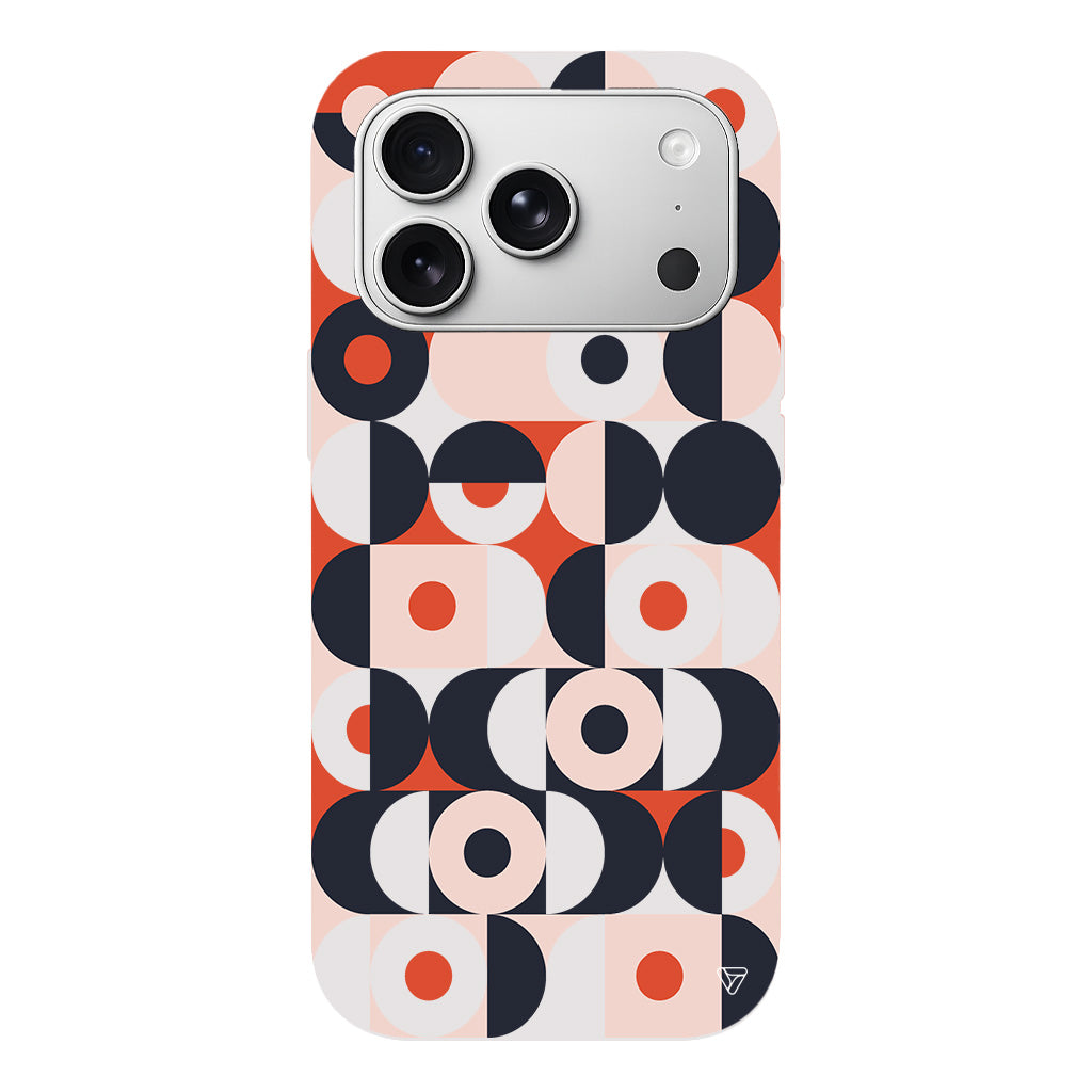 Abstract Desen Lansman Model İçi Kadife Silikon Telefon Kılıfı