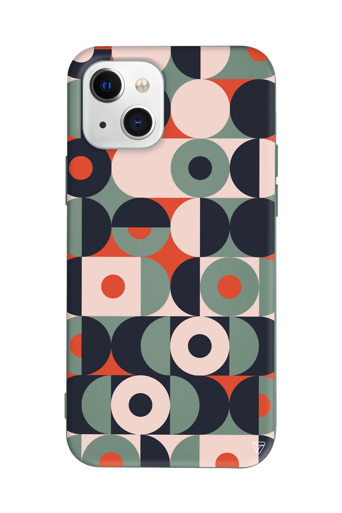 Abstract Desen Lansman Model İçi Kadife Silikon Telefon Kılıfı