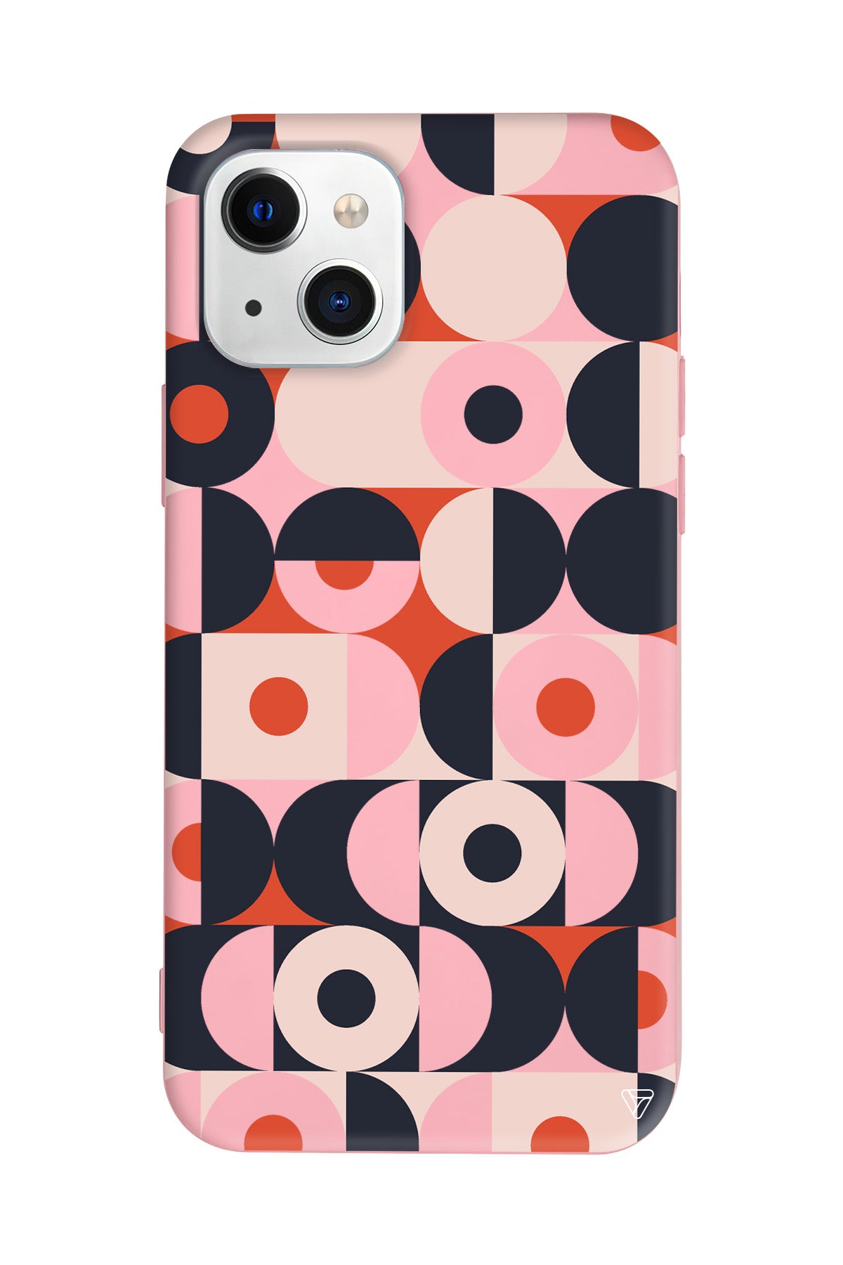 Abstract Desen Lansman Model İçi Kadife Silikon Telefon Kılıfı