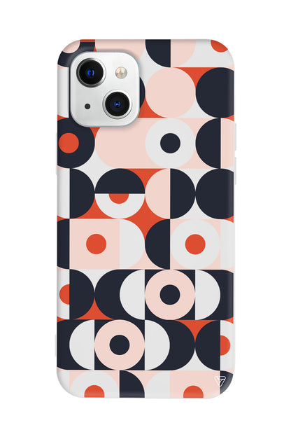 Abstract Desen Lansman Model İçi Kadife Silikon Telefon Kılıfı – Plus Serisine Özel