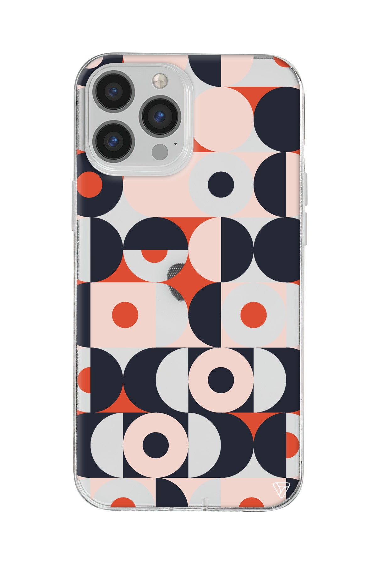 Abstract Desen Lansman Model İçi Kadife Silikon Telefon Kılıfı