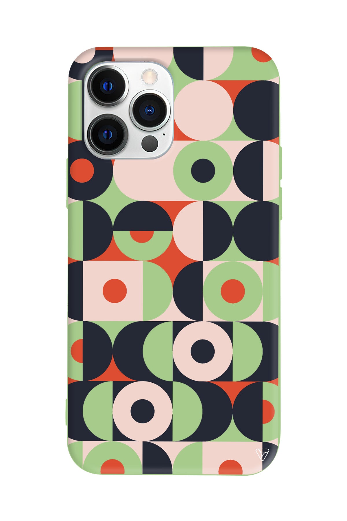 Abstract Desen Lansman Model İçi Kadife Silikon Telefon Kılıfı