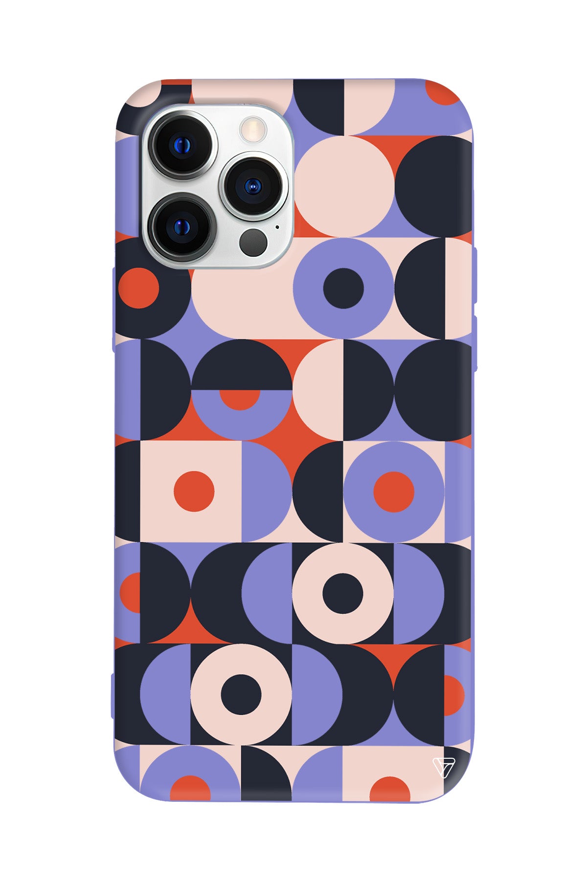 Abstract Desen Lansman Model İçi Kadife Silikon Telefon Kılıfı