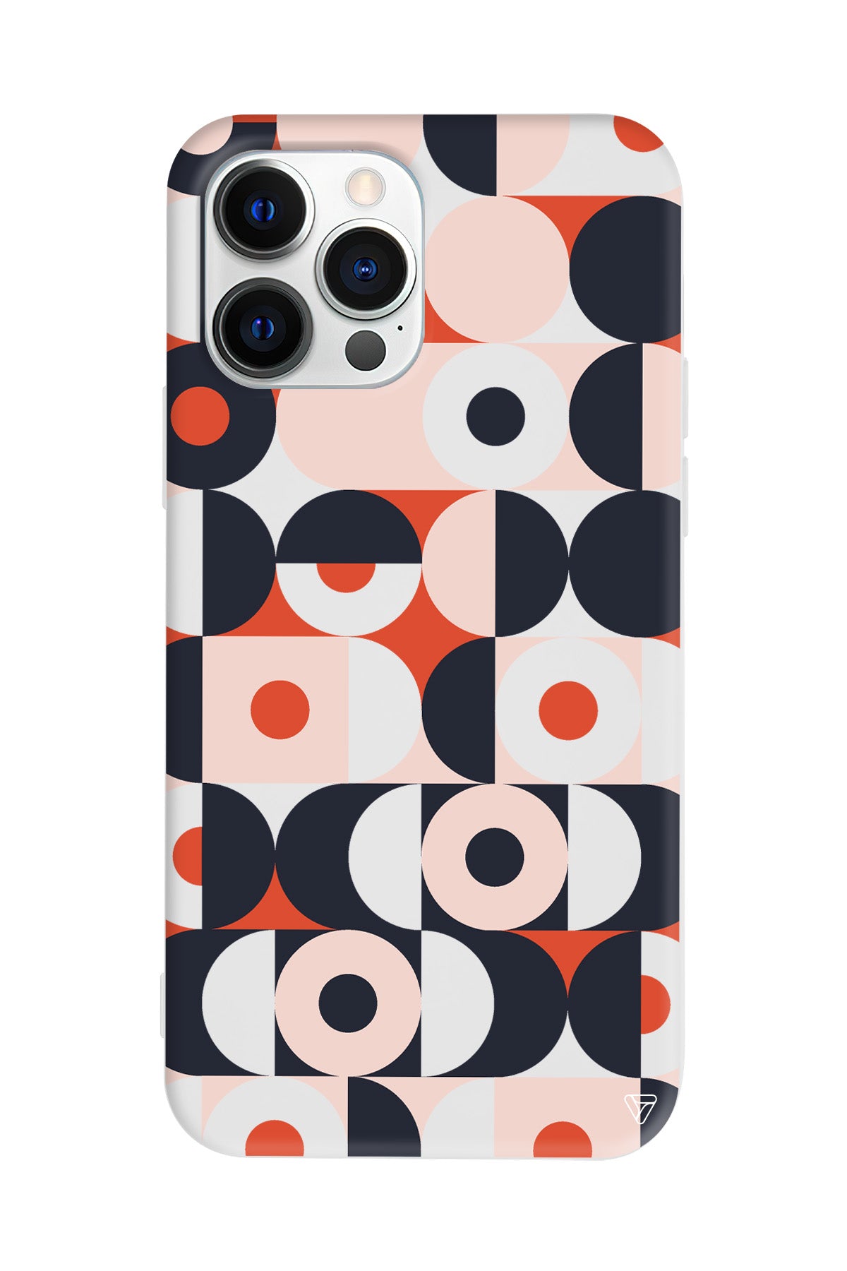 Abstract Desen Lansman Model İçi Kadife Silikon Telefon Kılıfı