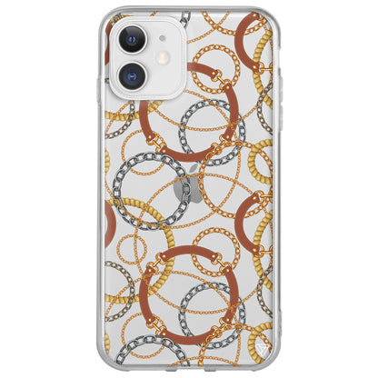 Taki Deseni Lansman Model İçi Kadife Silikon Telefon Kılıfı