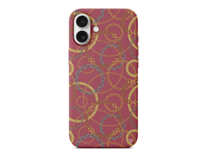 Taki Deseni Lansman Model İçi Kadife Silikon Telefon Kılıfı