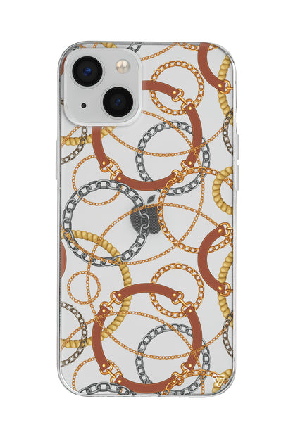 Taki Deseni Lansman Model İçi Kadife Silikon Telefon Kılıfı