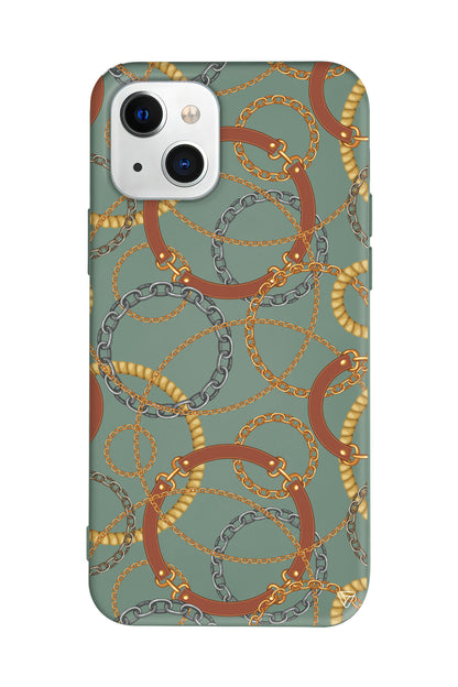 Taki Deseni Lansman Model İçi Kadife Silikon Telefon Kılıfı