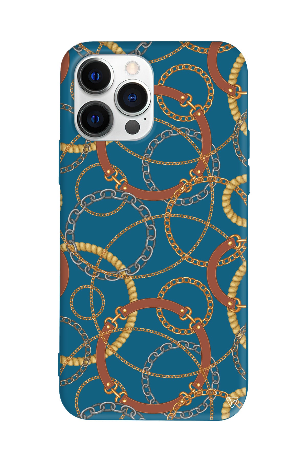 Taki Deseni Lansman Model İçi Kadife Silikon Telefon Kılıfı