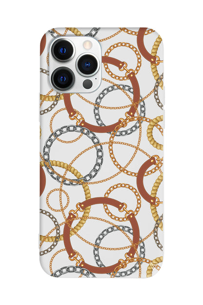 Taki Deseni Lansman Model İçi Kadife Silikon Telefon Kılıfı