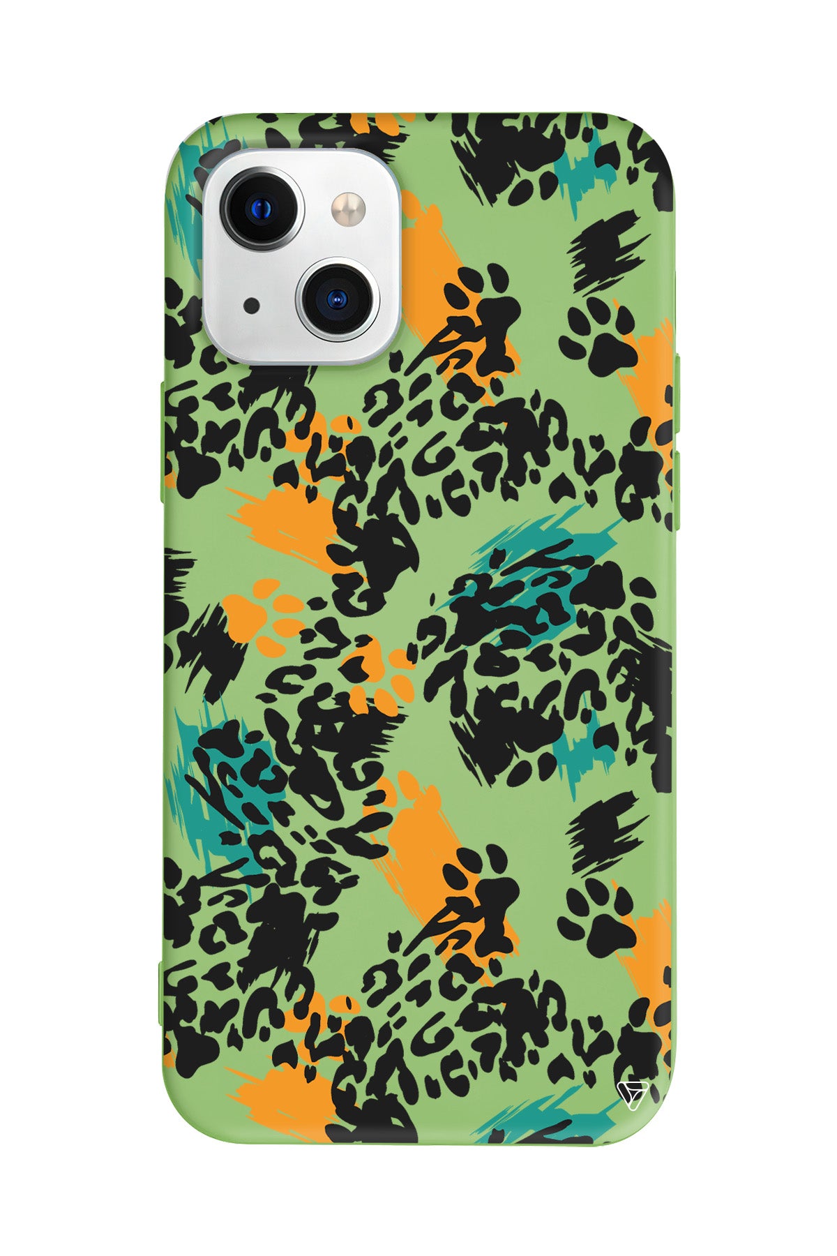 Abstract Leopar Lansman Model İçi Kadife Silikon Telefon Kılıfı – Plus Serisine Özel