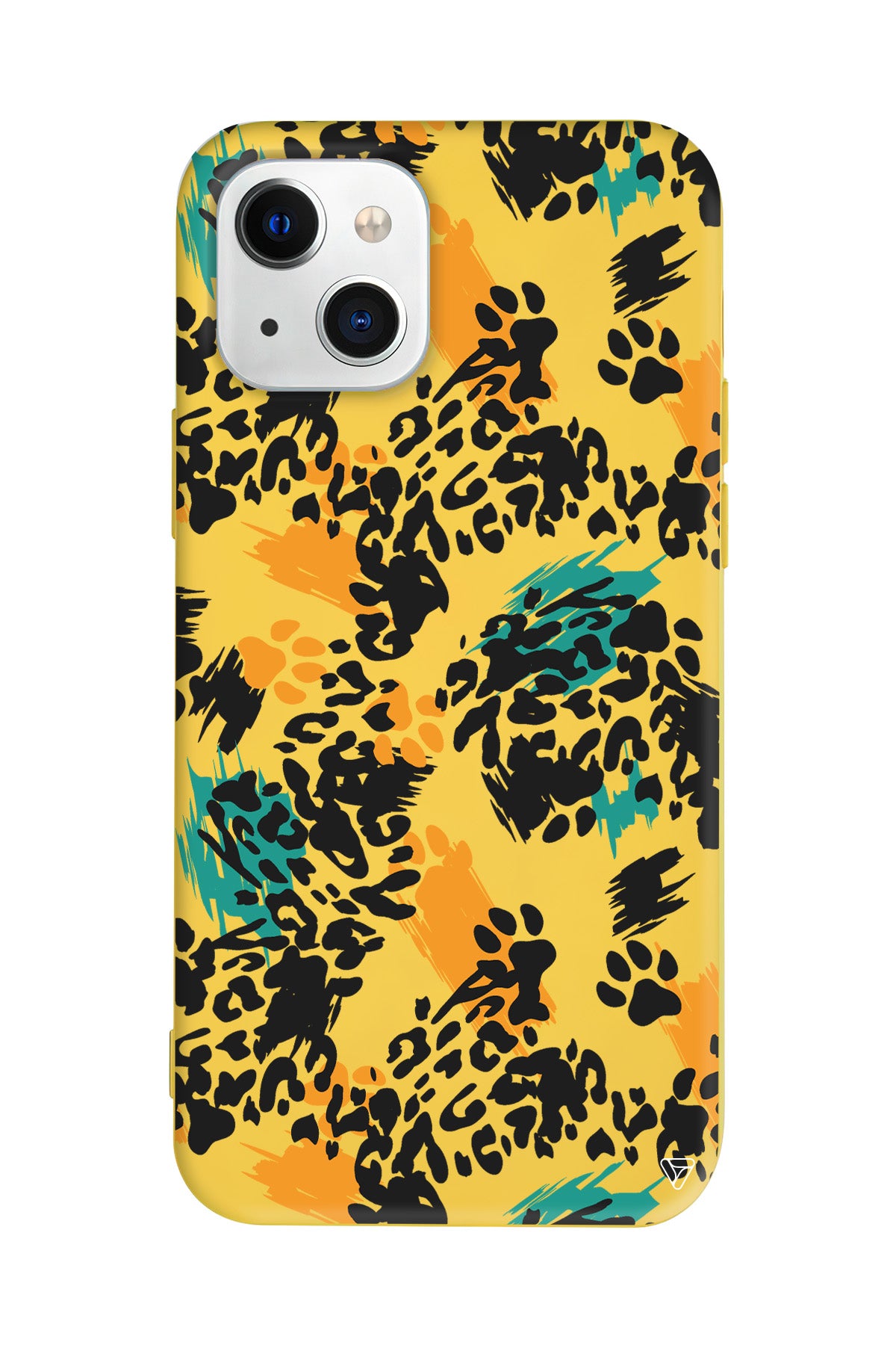 Abstract Leopar Lansman Model İçi Kadife Silikon Telefon Kılıfı – Plus Serisine Özel