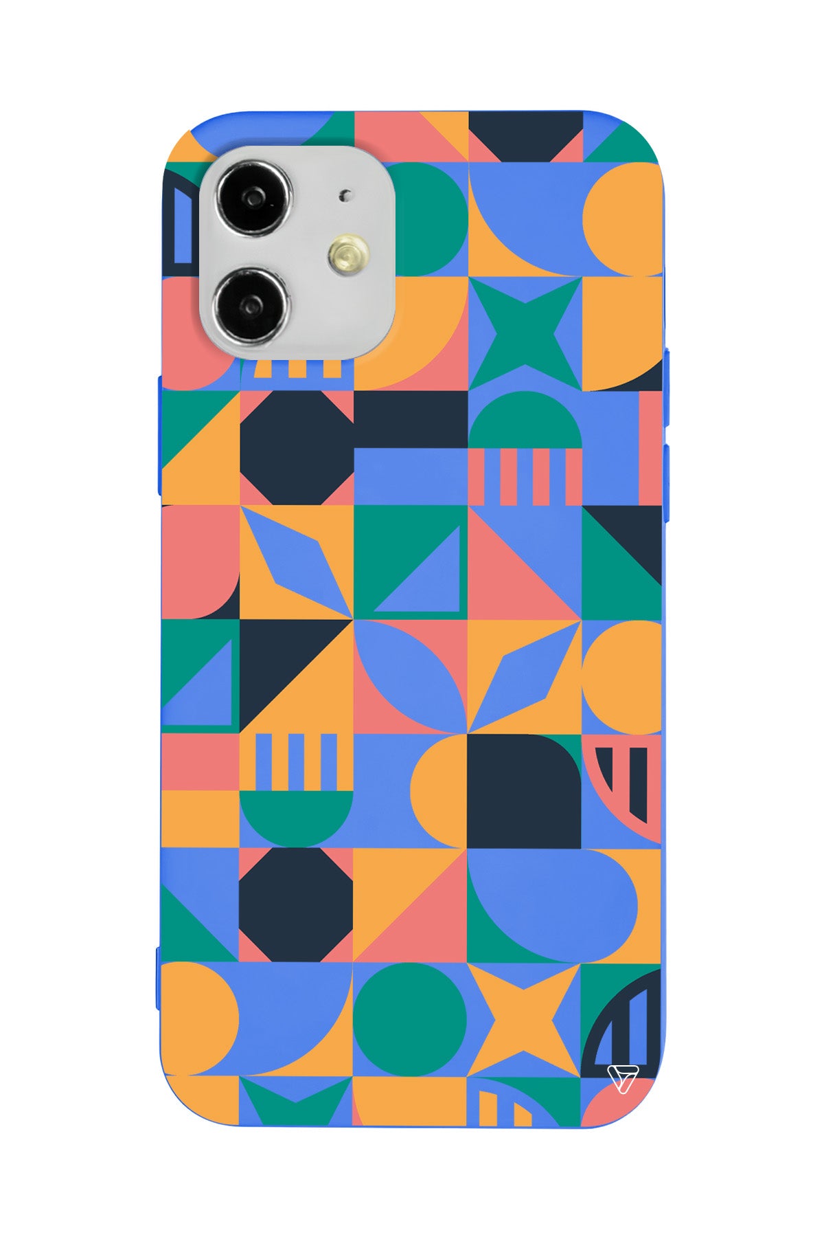 Abstract Desen 2 Lansman Model İçi Kadife Silikon Telefon Kılıfı