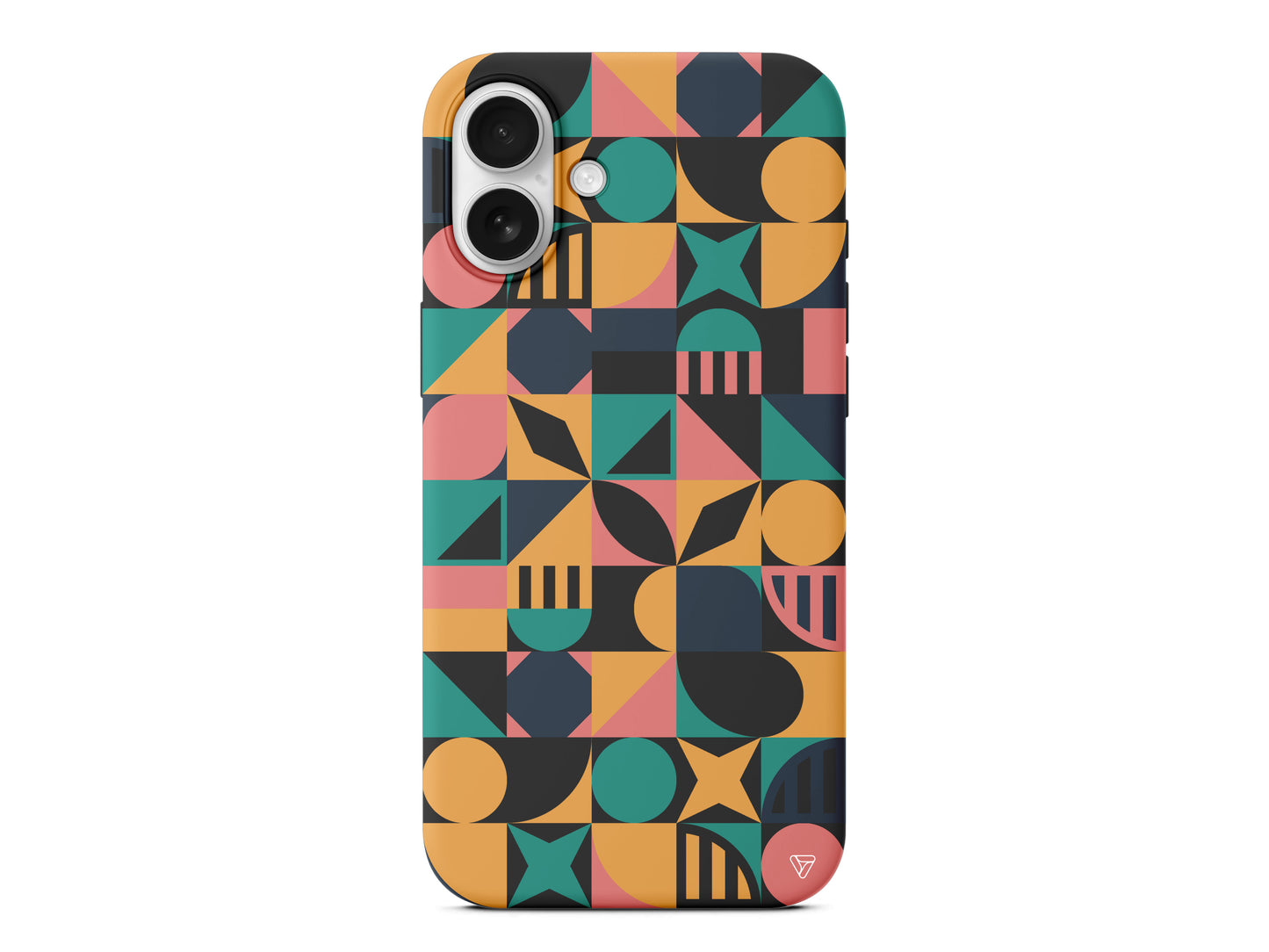 Abstract Desen 2 Lansman Model İçi Kadife Silikon Telefon Kılıfı