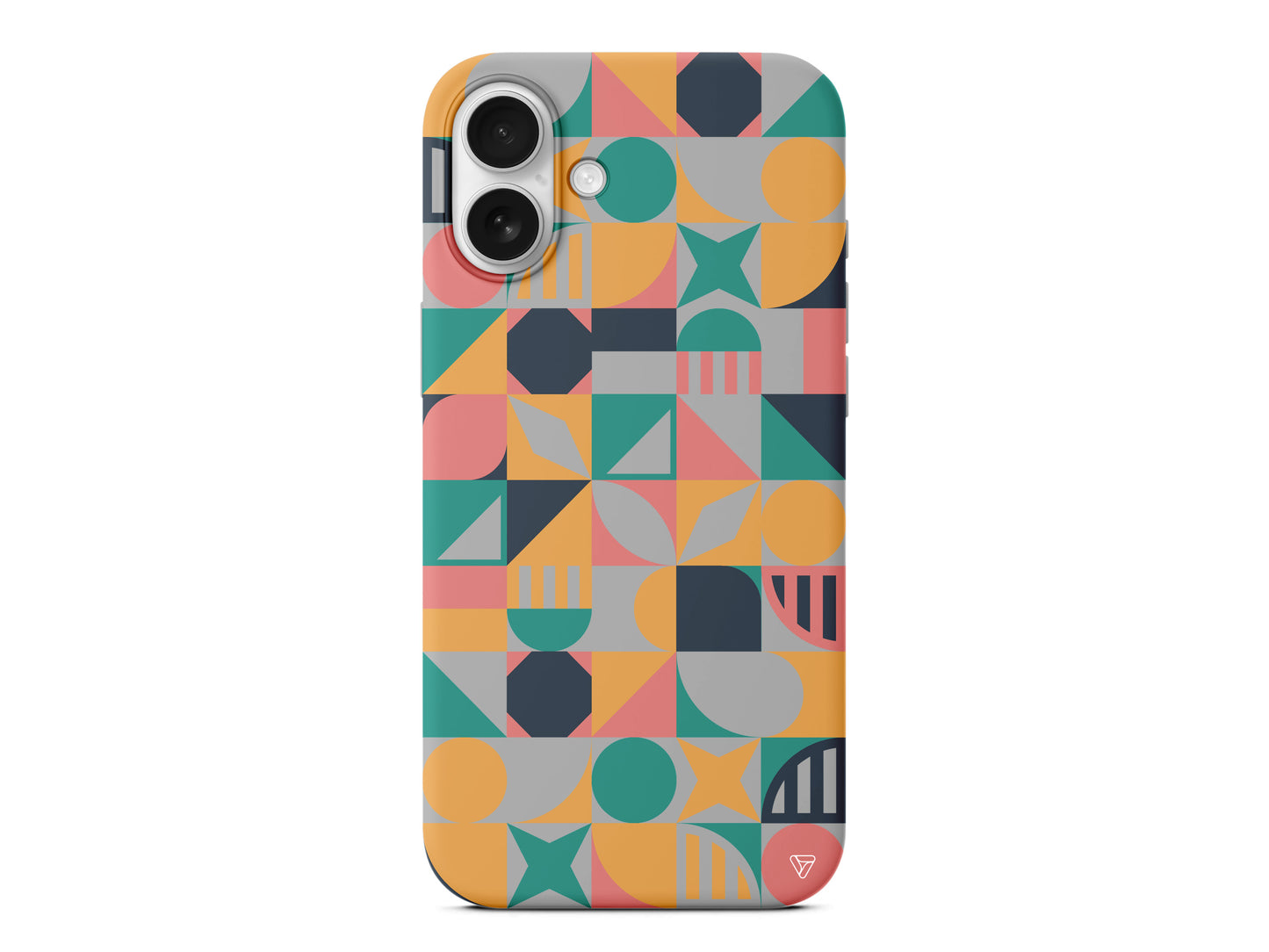 Abstract Desen 2 Lansman Model İçi Kadife Silikon Telefon Kılıfı