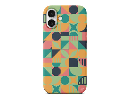 Abstract Desen 2 Lansman Model İçi Kadife Silikon Telefon Kılıfı