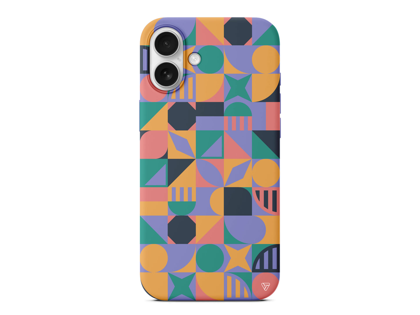 Abstract Desen 2 Lansman Model İçi Kadife Silikon Telefon Kılıfı