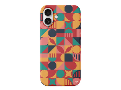 Abstract Desen 2 Lansman Model İçi Kadife Silikon Telefon Kılıfı – Plus Serisine Özel