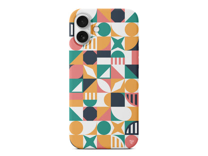 Abstract Desen 2 Lansman Model İçi Kadife Silikon Telefon Kılıfı