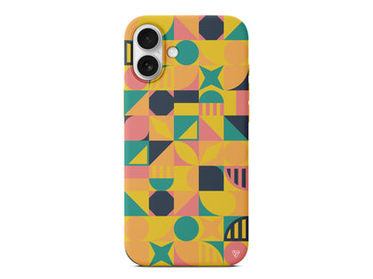 Abstract Desen 2 Lansman Model İçi Kadife Silikon Telefon Kılıfı