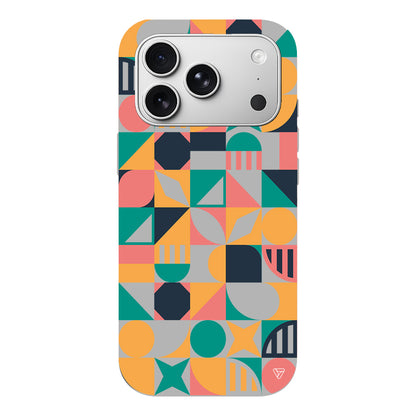 Abstract Desen 2 Lansman Model İçi Kadife Silikon Telefon Kılıfı