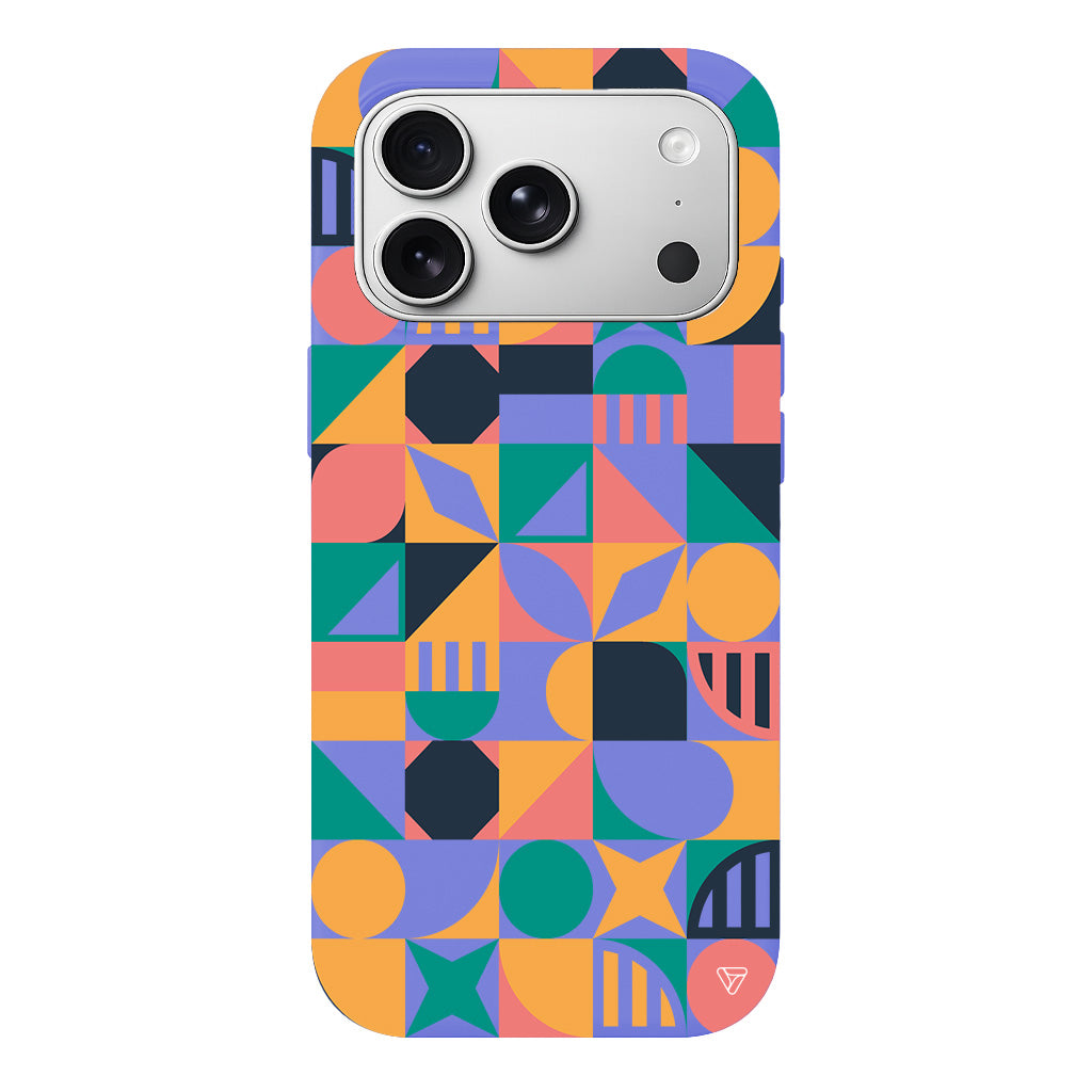 Abstract Desen 2 Lansman Model İçi Kadife Silikon Telefon Kılıfı