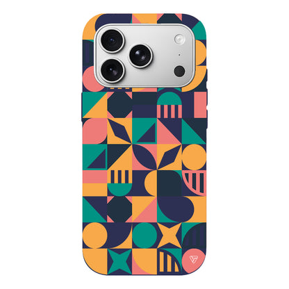 Abstract Desen 2 Lansman Model İçi Kadife Silikon Telefon Kılıfı