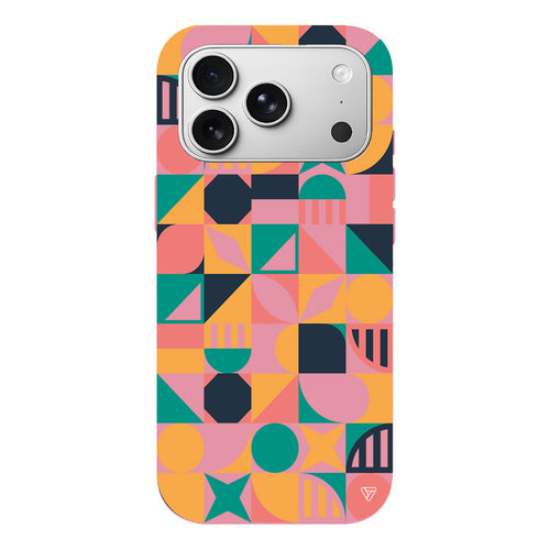 Abstract Desen 2 Lansman Model İçi Kadife Silikon Telefon Kılıfı