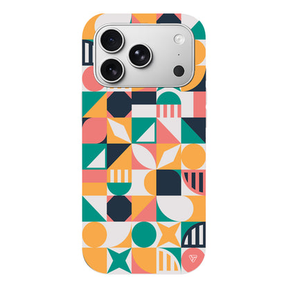 Abstract Desen 2 Lansman Model İçi Kadife Silikon Telefon Kılıfı