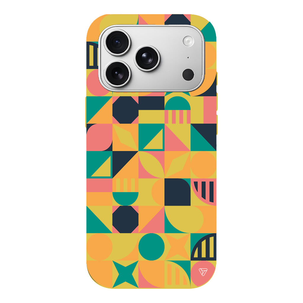 Abstract Desen 2 Lansman Model İçi Kadife Silikon Telefon Kılıfı