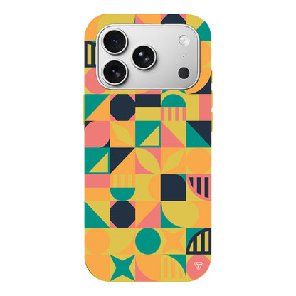 Abstract Desen 2 Lansman Model İçi Kadife Silikon Telefon Kılıfı