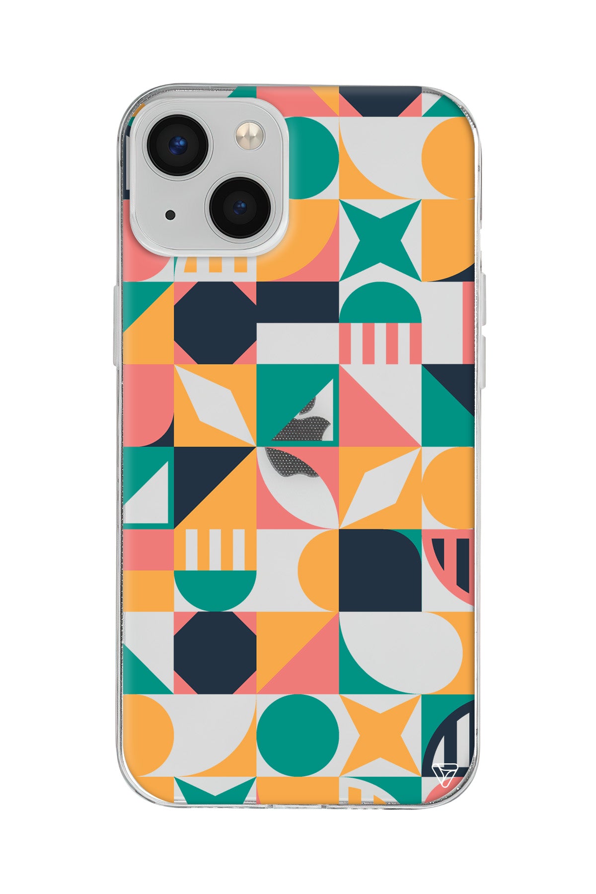 Abstract Desen 2 Lansman Model İçi Kadife Silikon Telefon Kılıfı