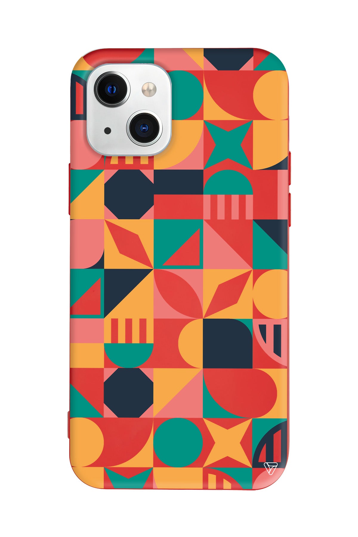 Abstract Desen 2 Lansman Model İçi Kadife Silikon Telefon Kılıfı – Plus Serisine Özel