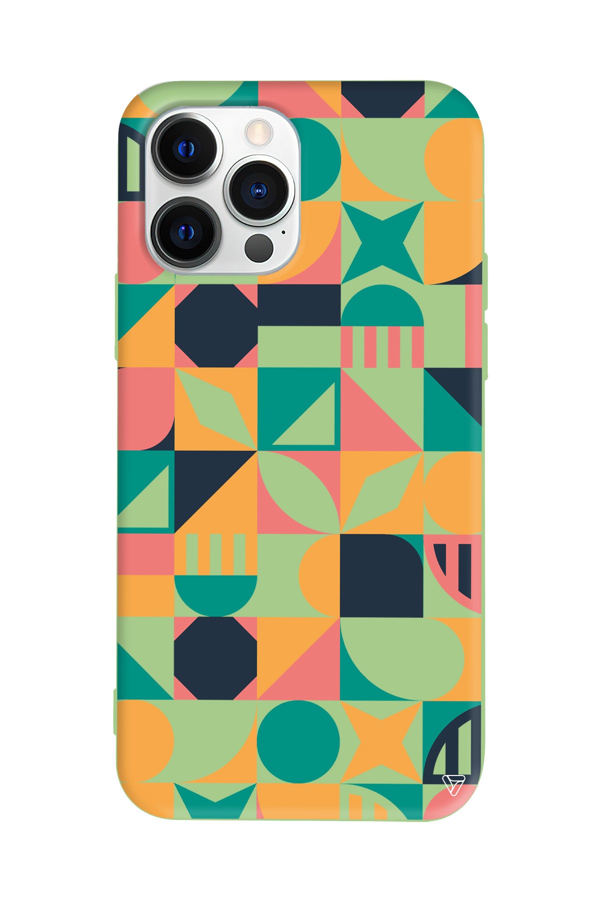 Abstract Desen 2 Lansman Model İçi Kadife Silikon Telefon Kılıfı