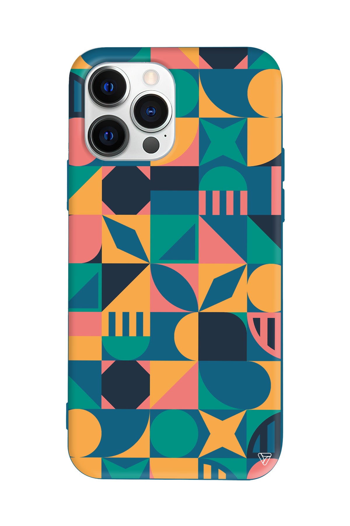 Abstract Desen 2 Lansman Model İçi Kadife Silikon Telefon Kılıfı