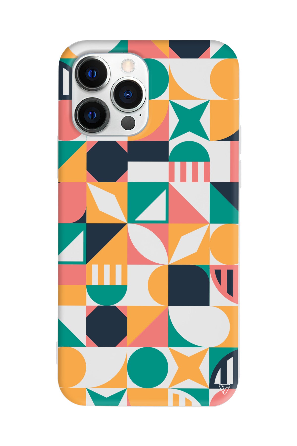 Abstract Desen 2 Lansman Model İçi Kadife Silikon Telefon Kılıfı