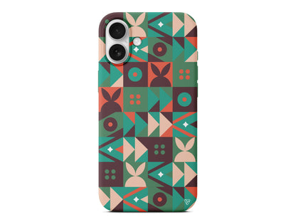 Abstract Desen 3 Lansman Model İçi Kadife Silikon Telefon Kılıfı