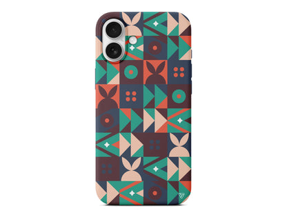 Abstract Desen 3 Lansman Model İçi Kadife Silikon Telefon Kılıfı