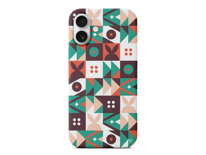 Abstract Desen 3 Lansman Model İçi Kadife Silikon Telefon Kılıfı – Plus Serisine Özel