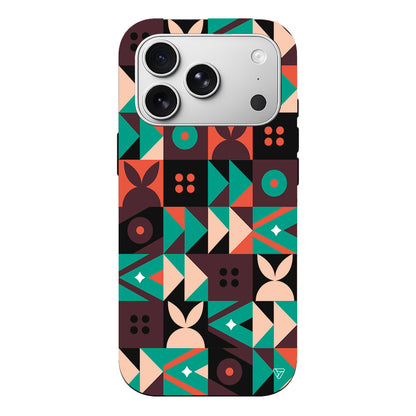 Abstract Desen 3 Lansman Model İçi Kadife Silikon Telefon Kılıfı