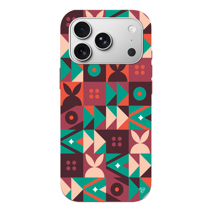 Abstract Desen 3 Lansman Model İçi Kadife Silikon Telefon Kılıfı