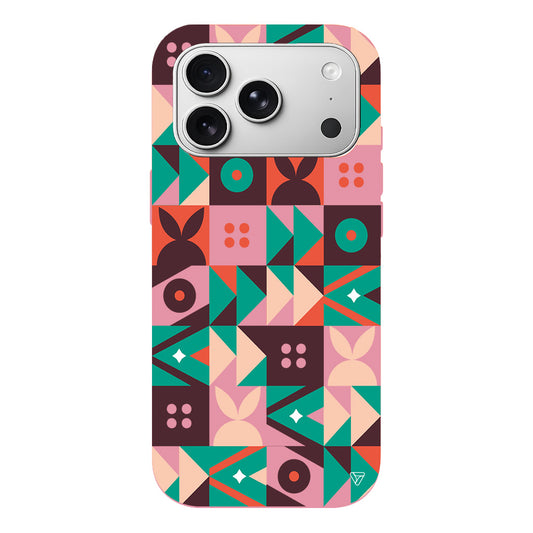 Abstract Desen 3 Lansman Model İçi Kadife Silikon Telefon Kılıfı