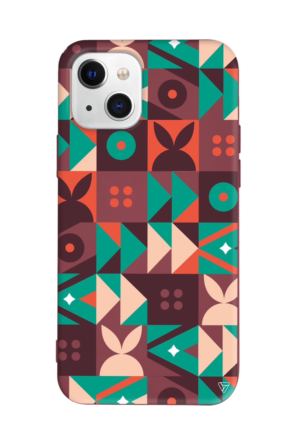 Abstract Desen 3 Lansman Model İçi Kadife Silikon Telefon Kılıfı – Plus Serisine Özel