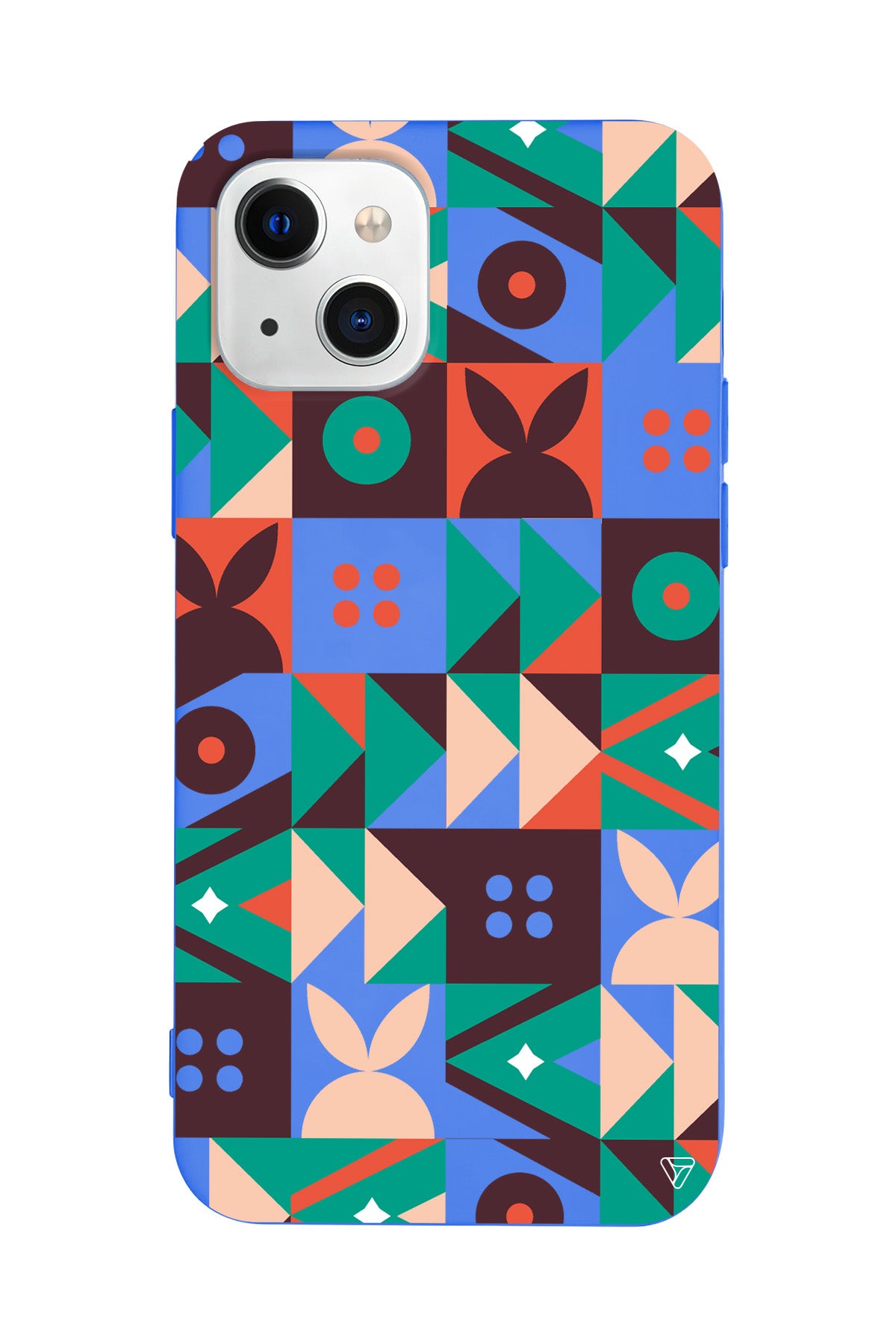 Abstract Desen 3 Lansman Model İçi Kadife Silikon Telefon Kılıfı – Plus Serisine Özel