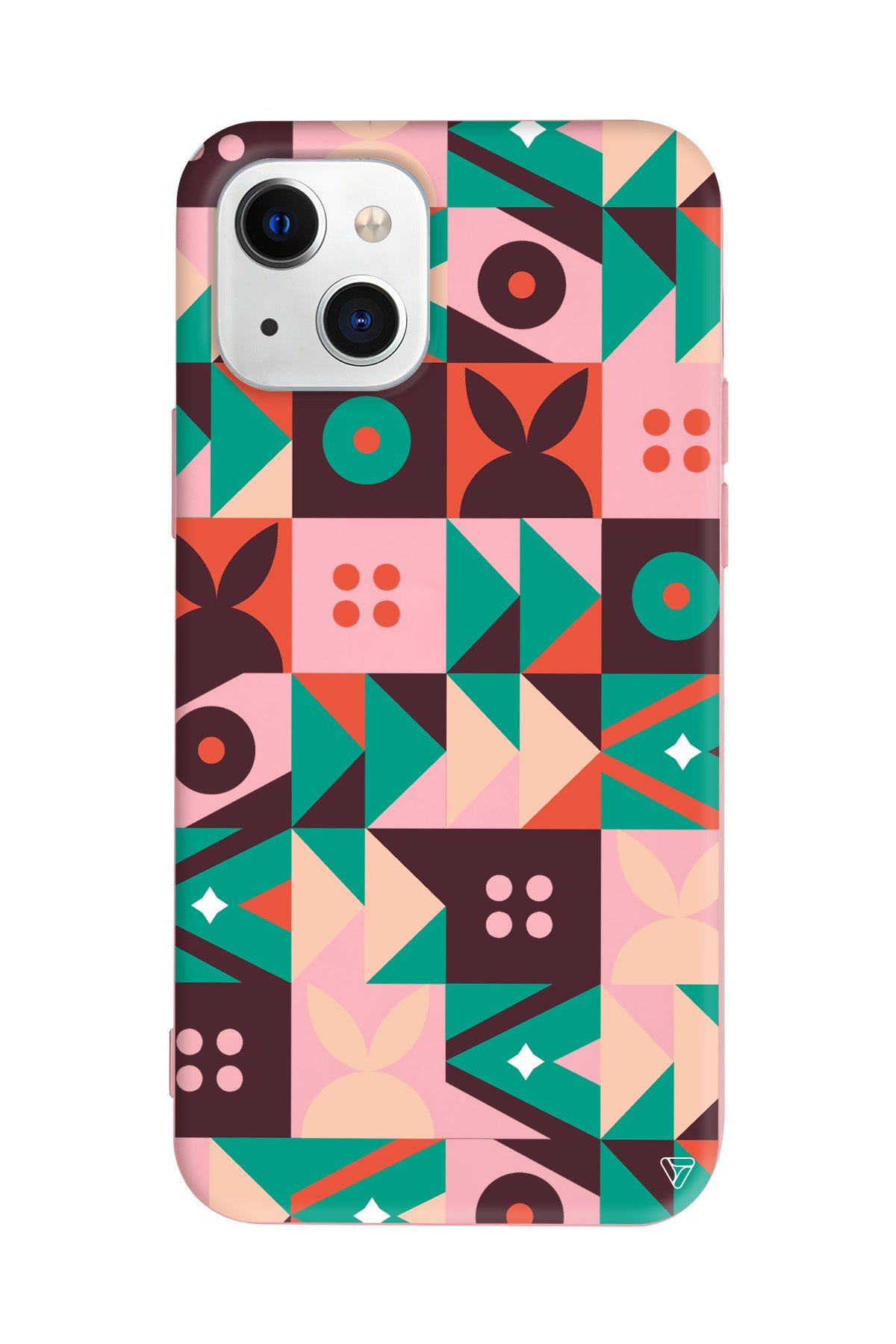 Abstract Desen 3 Lansman Model İçi Kadife Silikon Telefon Kılıfı – Plus Serisine Özel