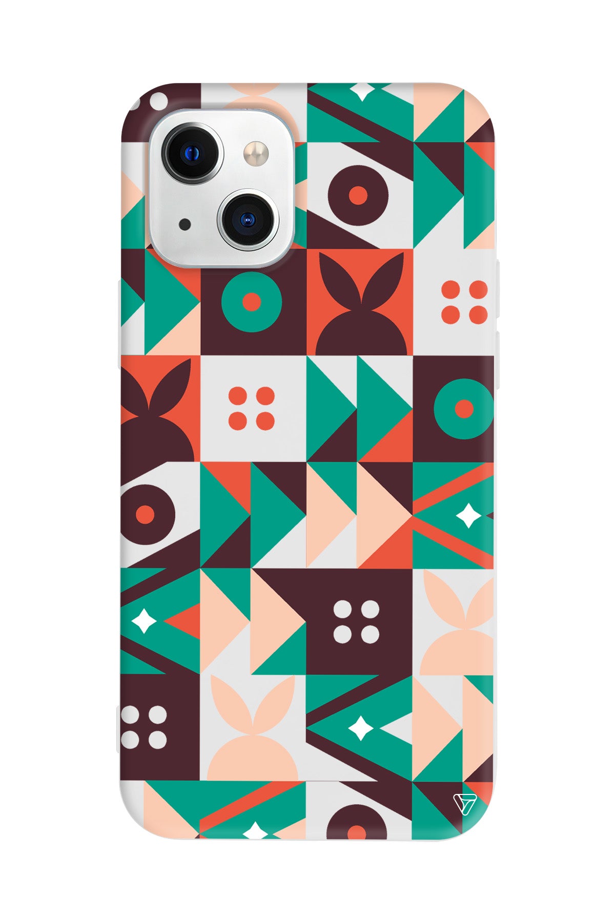 Abstract Desen 3 Lansman Model İçi Kadife Silikon Telefon Kılıfı – Plus Serisine Özel